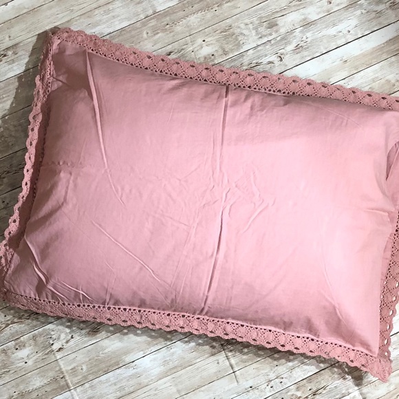 New Two Pink Standard Pillow Covers - Picture 4 of 5